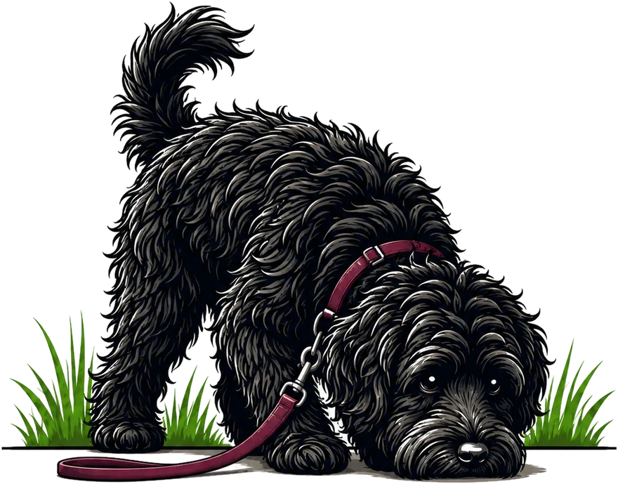 Senior Sniffer illustrated by the Walking Paws dog
