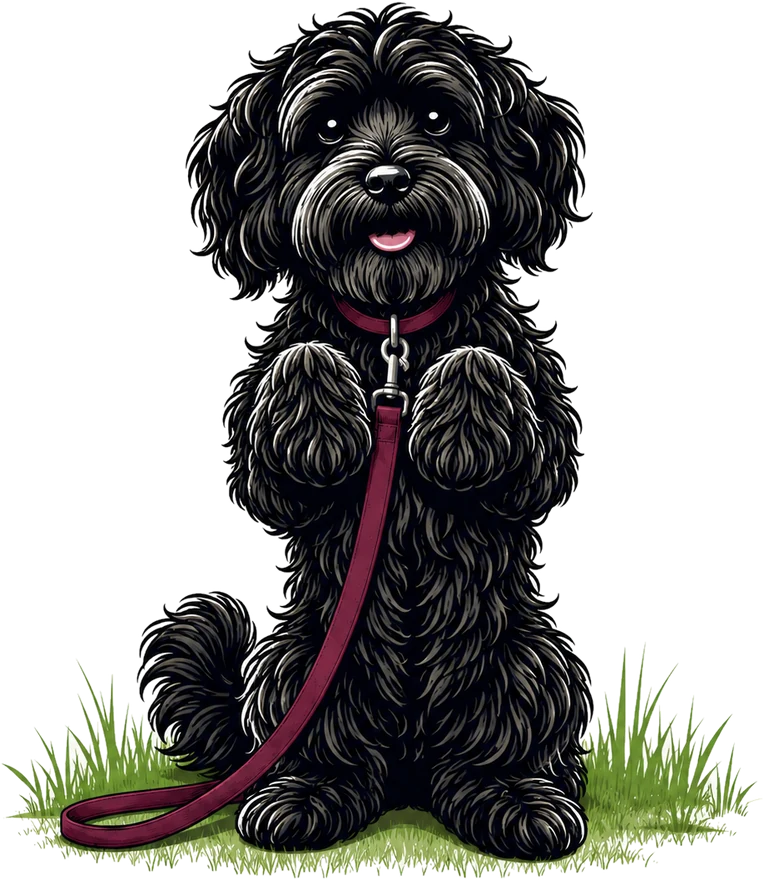 Pet Sitting illustrated by the Walking Paws dog